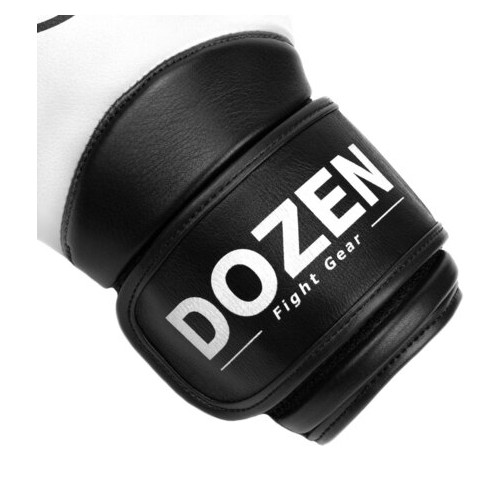 Боксерські рукавички Dozen Dual Impact Training Boxing Gloves White/Black 12 Oz фото №7
