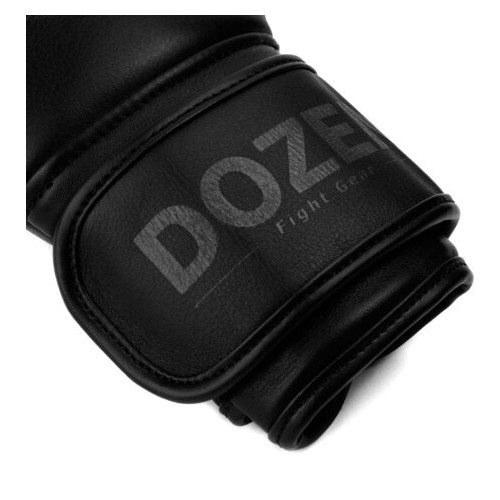 Боксерські рукавички Dozen Monochrome Training Boxing Gloves Black/Black 12 Oz фото №7