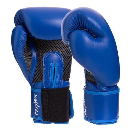 Боксерські рукавички MaxxMMA GB01S 12oz Синій (37429135) фото №2