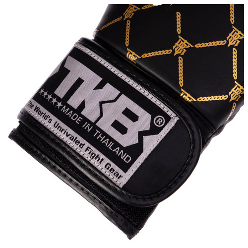 Рукавички боксерські шкіряні Top King Boxing Chain TKBGCH 14oz Черно-золотой (37551044) фото №3