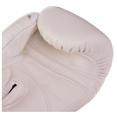 Рукавички боксерські шкіряні Top King Boxing Empower TKBGEM-01 18oz Біло-золотий (37551038) фото №4