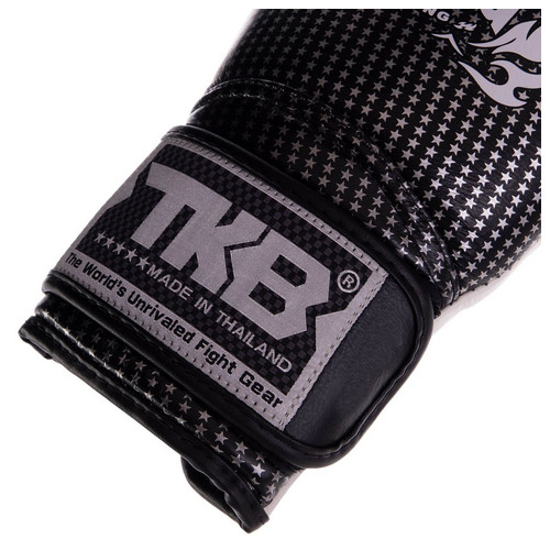 Рукавички боксерські шкіряні Top King Boxing Super Star TKBGSS-01 18oz Чорно-синій (37551042) фото №3