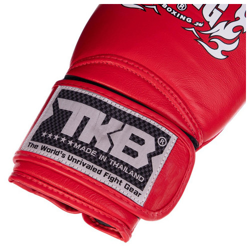 Рукавички боксерські шкіряні Top King Boxing Super TKBGSV 18oz Червоний (37551043) фото №3
