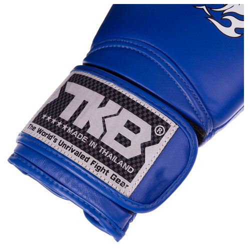 Рукавички боксерські шкіряні Top King Boxing Super TKBGSV 18oz Синій (37551043) фото №3
