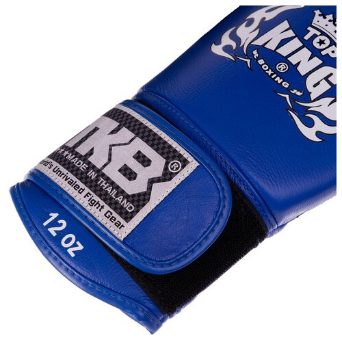 Рукавички боксерські шкіряні Top King Boxing Ultimate Air TKBGAV 12oz Синій (37551033) фото №3