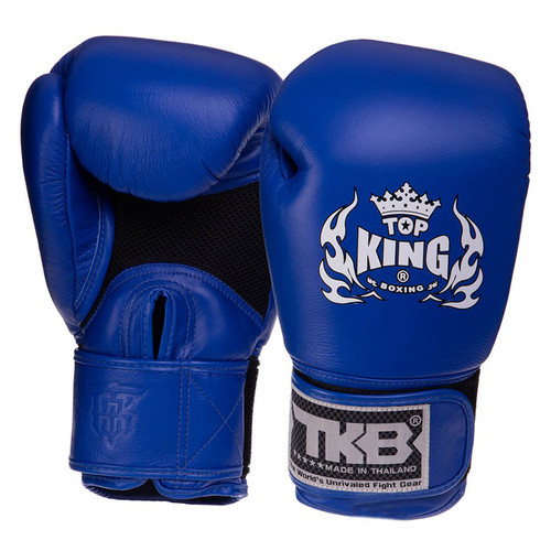 Рукавички боксерські шкіряні Top King Boxing Ultimate Air TKBGAV 12oz Синій (37551033) фото №1