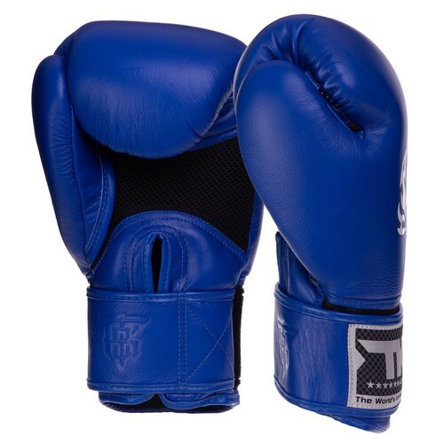 Рукавички боксерські шкіряні Top King Boxing Ultimate Air TKBGAV 18oz Синій (37551033) фото №2