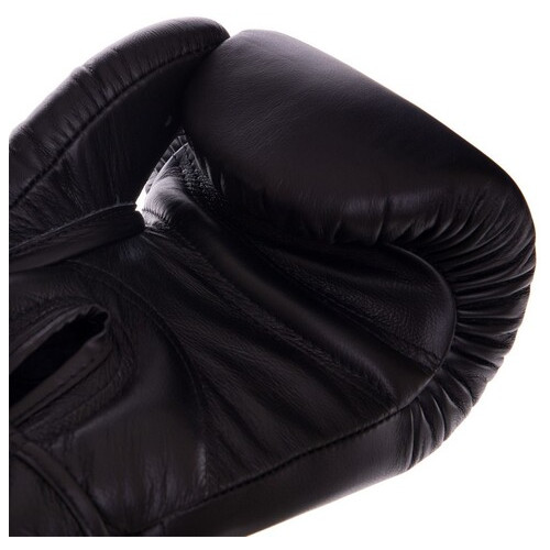 Рукавички боксерські шкіряні Top King Boxing Ultimate TKBGUV 10oz Чорний (37551034) фото №4
