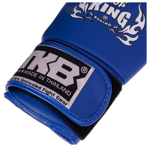 Рукавички боксерські шкіряні дитячі Top King Boxing TKBGKC S Синій (37551036) фото №3