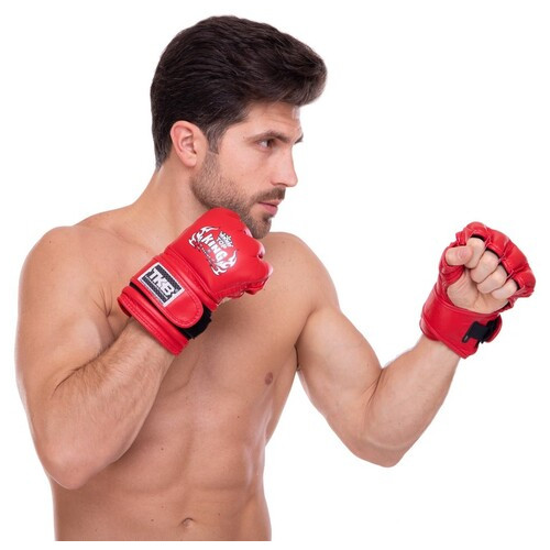 Рукавички для змішаних єдиноборств MMA Top King Boxing Extreme TKGGE L Червоний (37551058) фото №5