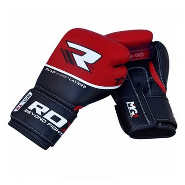 Боксерські рукавички RDX Quad Kore Red 14 oz фото №2