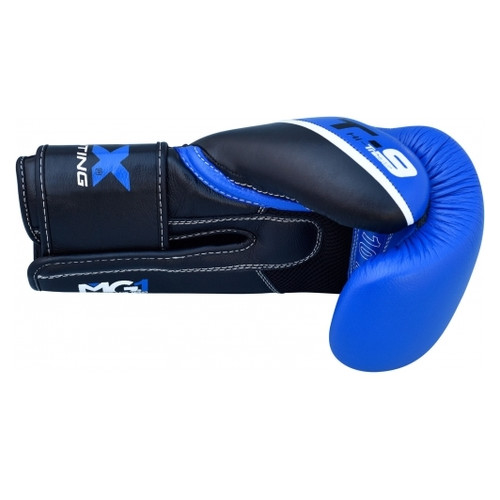 Боксерські рукавички RDX Quad Kore Blue 14 oz фото №4