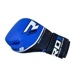 Боксерські рукавички RDX Quad Kore Blue 14 oz фото №3