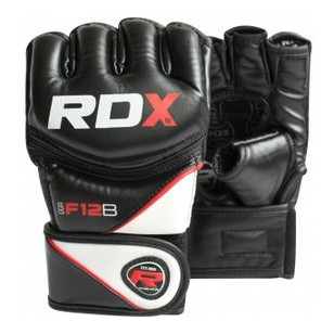 Рукавички ММА RDX Rex Leather 10303 XL Black фото №5