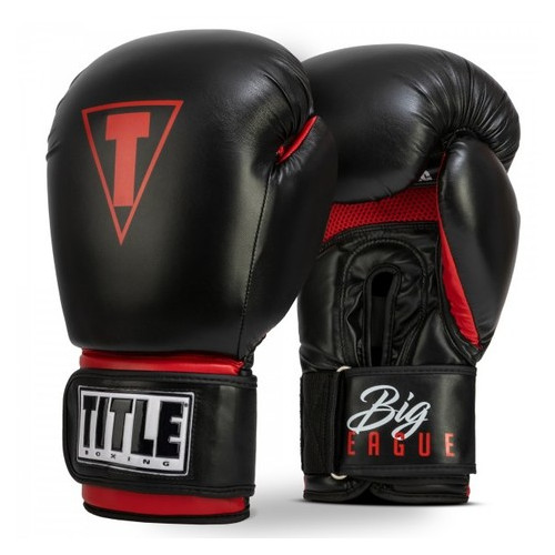 Боксерські рукавички Title Big-League XXL Bag Gloves (20oz) Чорні фото №1