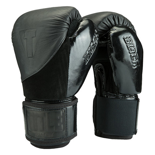 Боксерські рукавички Title Black Blitz Fit Gloves (12oz) Черные фото №1