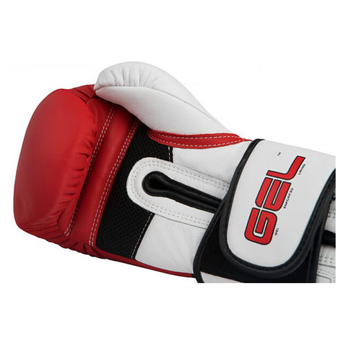 Боксерські рукавички Title GEL Intense (12oz) Красные с белым фото №3