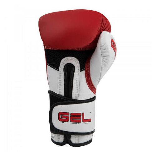 Боксерські рукавички Title GEL Intense (12oz) Красные с белым фото №2