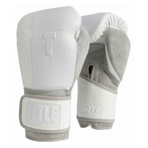 Боксерські рукавички Title White Training Gloves (16oz) Белые фото №1
