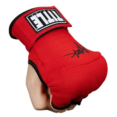 Бінт-рукавички гелеві Title Boxing Attack Nitro Speed Wraps Червоні (XL) фото №1