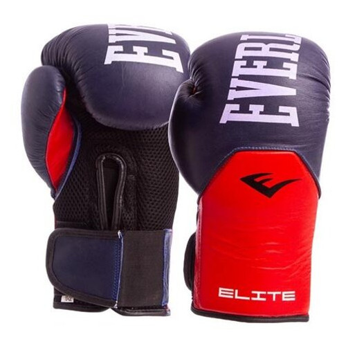 Боксерські рукавички Everlast MA-6757 12oz Темно-синій-червоний (37429432) фото №1