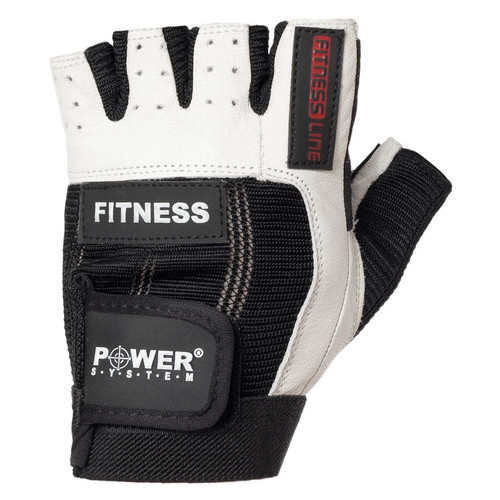 Рукавички для фітнесу та важкої атлетики Power System Fitness PS-2300 Black/White XL фото №5