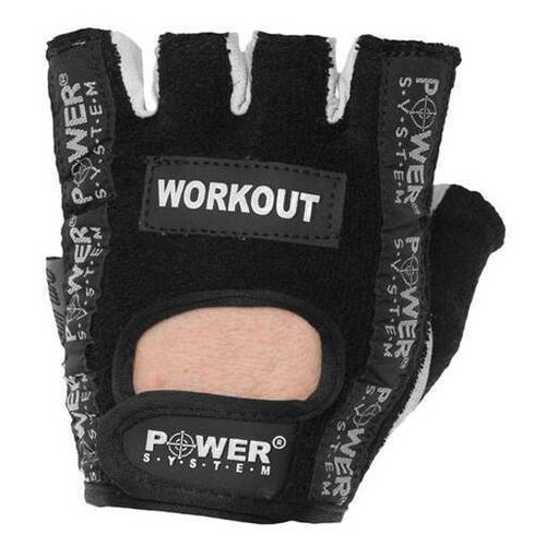 Рукавички для фітнесу та важкої атлетики Power System Workout PS-2200 Black S фото №1