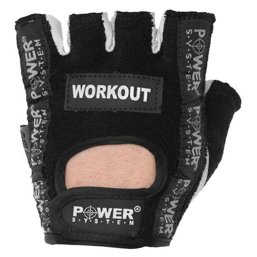 Рукавички для фітнесу та важкої атлетики Power System Workout PS-2200 Black XXL фото №5