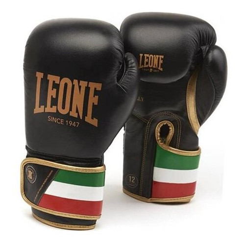 Боксерські рукавички Leone Italy 10oz Чорний (37333007) фото №1