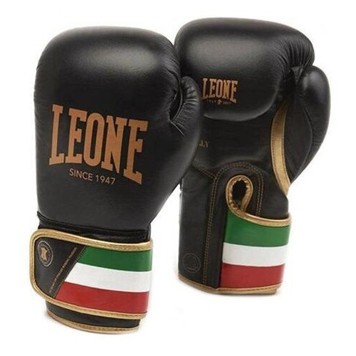 Боксерські рукавички Leone 1947 Italy 12oz Чорний (37333007) фото №1