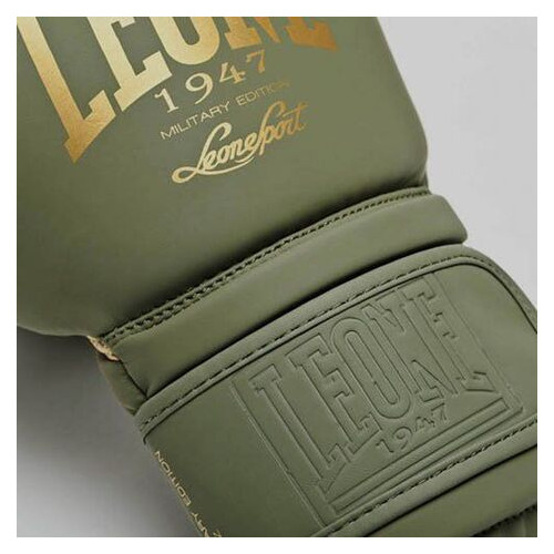 Боксерські рукавички Leone 1947 Mono 14oz Хакі (37333043) фото №6