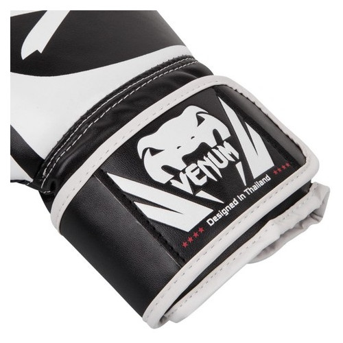 Боксерські рукавички Venum Original Challenger 2.0 (10oz) Чорні з білим фото №3