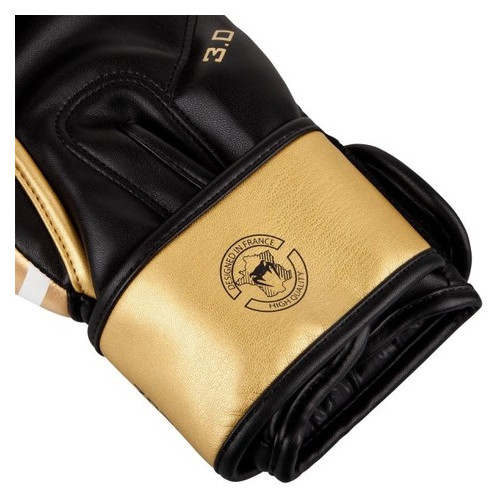 Боксерські рукавички Venum Original Challenger 3.0 (10oz) Белые с черным и золотистым фото №5