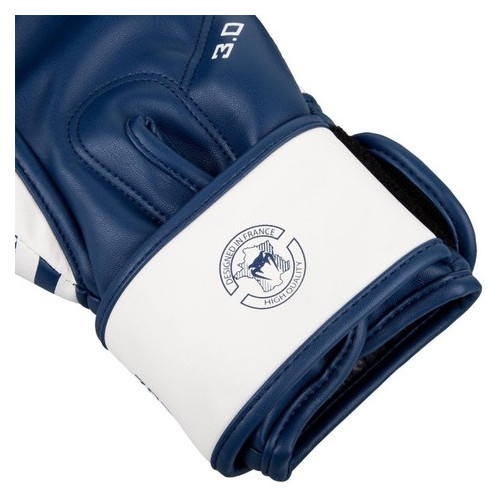 Боксерські рукавички Venum Original Challenger 3.0 (10oz) Темно-сині з білим фото №5