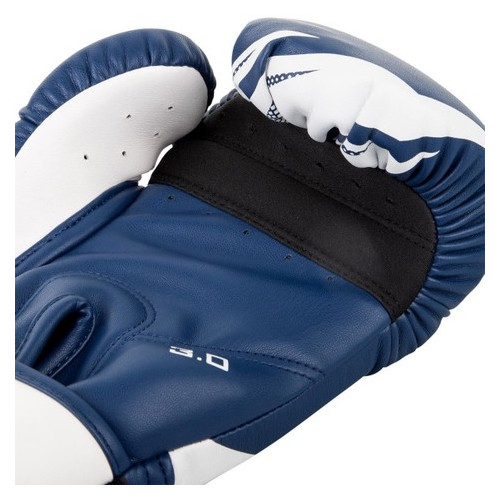 Боксерські рукавички Venum Original Challenger 3.0 (10oz) Темно-сині з білим фото №4