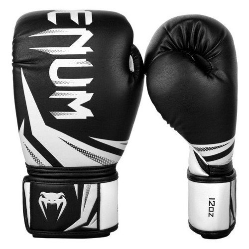 Боксерські рукавички Venum Original Challenger 3.0 (10oz) Чорні з білим фото №2