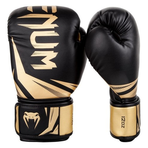Боксерські рукавички Venum Original Challenger 3.0 (10oz) Черные с золотистым фото №2