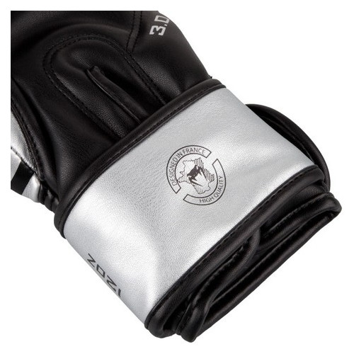 Боксерські рукавички Venum Original Challenger 3.0 (14oz) Чорні зі сріблястим фото №5