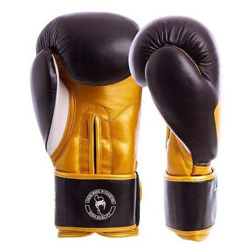 Боксерські рукавички Venum Contender 2.0 VL-8202 14oz Чорно-золотий (37429389) фото №2