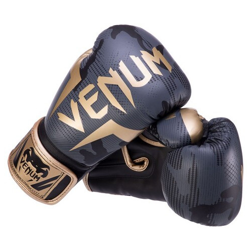 Рукавички боксерські на липучці Venum Elite Boxing VN1392-535 10oz Камуфляж (37470017) фото №5