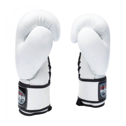 Боксерські рукавички FirePower FPBG10 (10oz) Білі фото №4