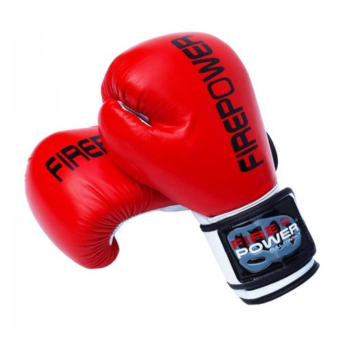 Боксерські рукавички FirePower FPBG10 (10oz) Червоні фото №2
