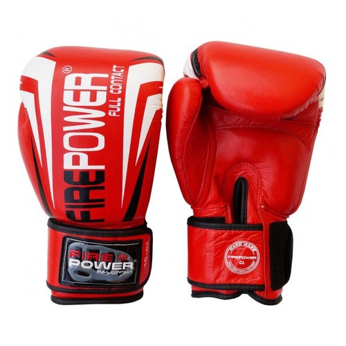 Боксерські рукавички FirePower FPBG12 (10oz) Червоні фото №2