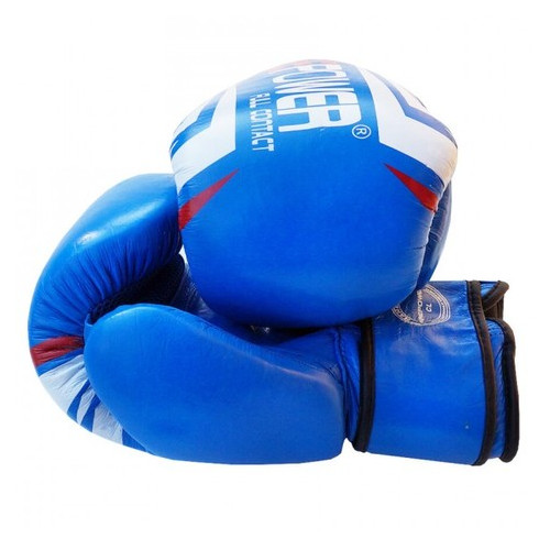 Боксерські рукавички FirePower FPBG12 (10oz) Сині фото №4
