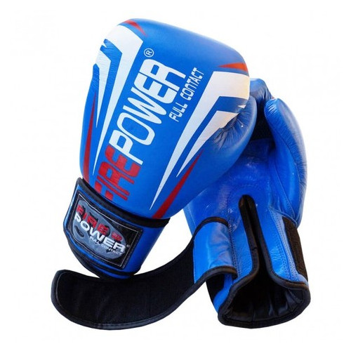 Боксерські рукавички FirePower FPBG12 (10oz) Сині фото №3