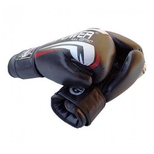 Боксерські рукавички FirePower FPBG12 (10oz) Чорні фото №5