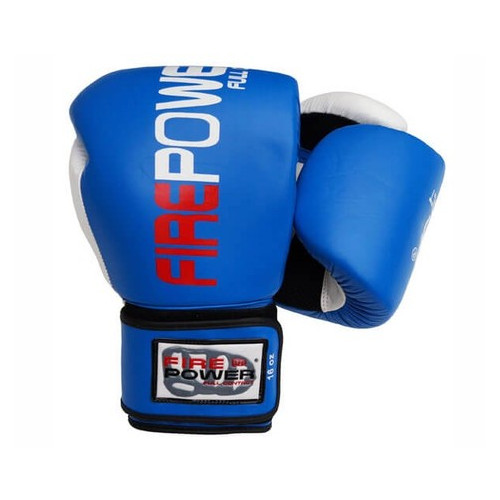 Боксерські рукавички FirePower FPBG2 (10oz) Сині фото №1