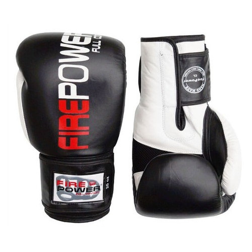 Боксерські рукавички FirePower FPBG2 (10oz) Чорні фото №3