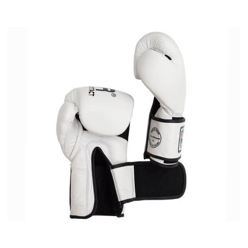 Боксерські рукавички FirePower FPBG2 (12oz) Білі фото №4