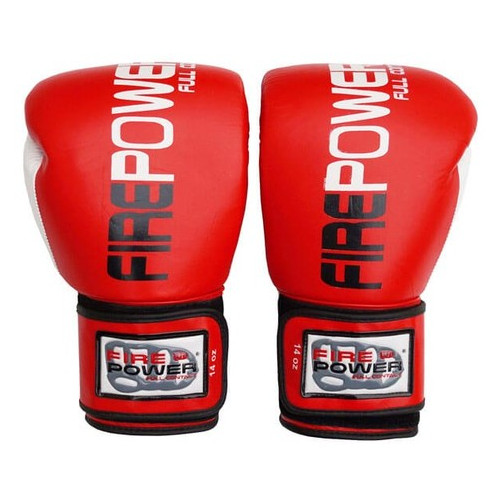 Боксерські рукавички FirePower FPBG2 (12oz) Червоні фото №2